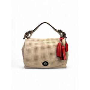 Coach Legacy Perforated Leather Romy Top Bag